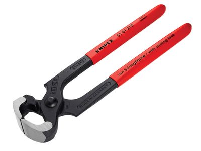 Knipex KPX5101210 Hammerhead Style Carpenter&#39;s Pincers PVC Grip 210mm (8.1/4in)