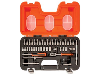 Bahco BAHS460 S460 1/4in Drive Socket Set, 46 Piece