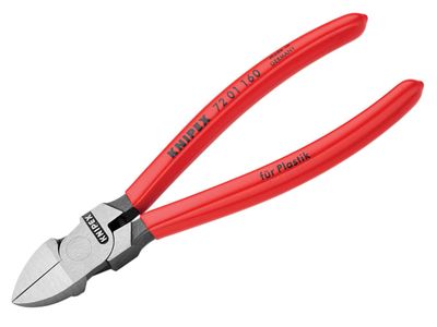 Knipex KPX7201160 Diagonal Cutters for Plastics PVC Grip 160mm