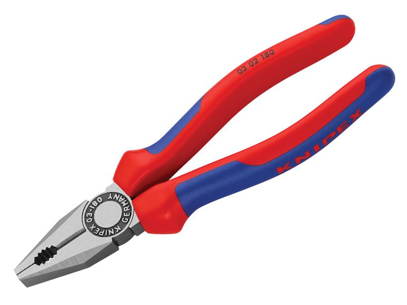 Knipex KPX0302180 Combination Pliers Multi-Component Grip 180mm