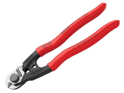 Knipex KPX9561190 Wire Rope/Bowden Cable Cutter PVC Grip 190mm
