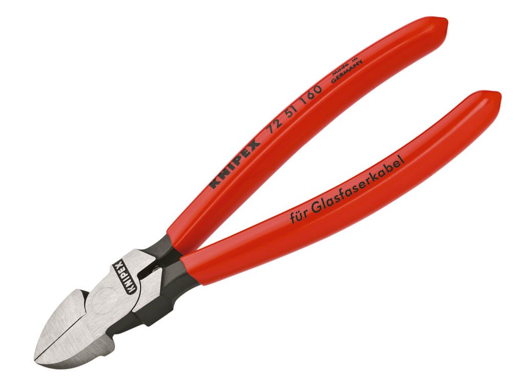 Knipex KPX7251160 72 51 160 Diagonal Cutter for Fibre Optics