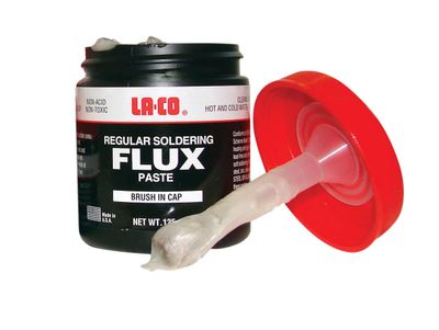 LA-CO LAC22195 22195 Regular Soldering Flux Brush In Cap 125g