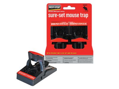 Pest-Stop (Pelsis Group) PRCPSSPT Sure-Set Mouse Trap (Twin Pack)