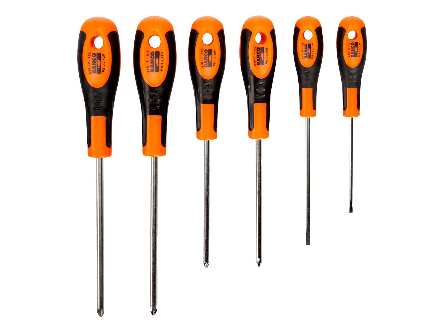 Bahco BAH6056 600 Series Screwdriver Set, 6 Piece
