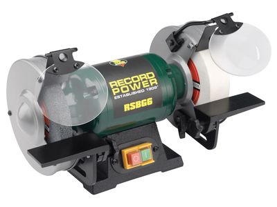 Record Power RPTRPBG8 RSBG8 200mm (8in) Bench Grinder 550W 240V