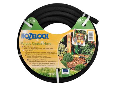 Hozelock HOZ6762 6762 Porous Soaker Hose 15m 12.5mm (1/2in) Diameter