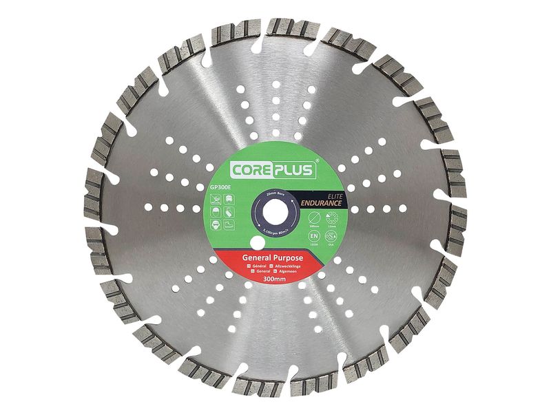 CorePlus CORDBGP300E GP300E Elite 300mm  x 20mm General Purpose Diamond Blade