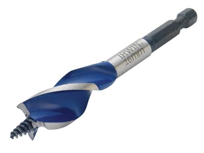IRWIN IRW1921991 Blue Groove 6X Stubby Wood Bit 16 x 100mm