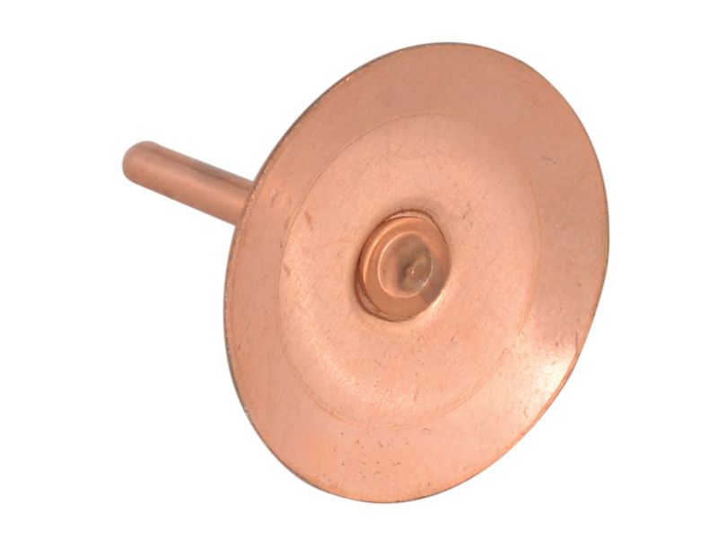 ForgeFix FORDISCRIVC Copper Disc Rivets 20 x 20 x 1.5mm (Bag 100)