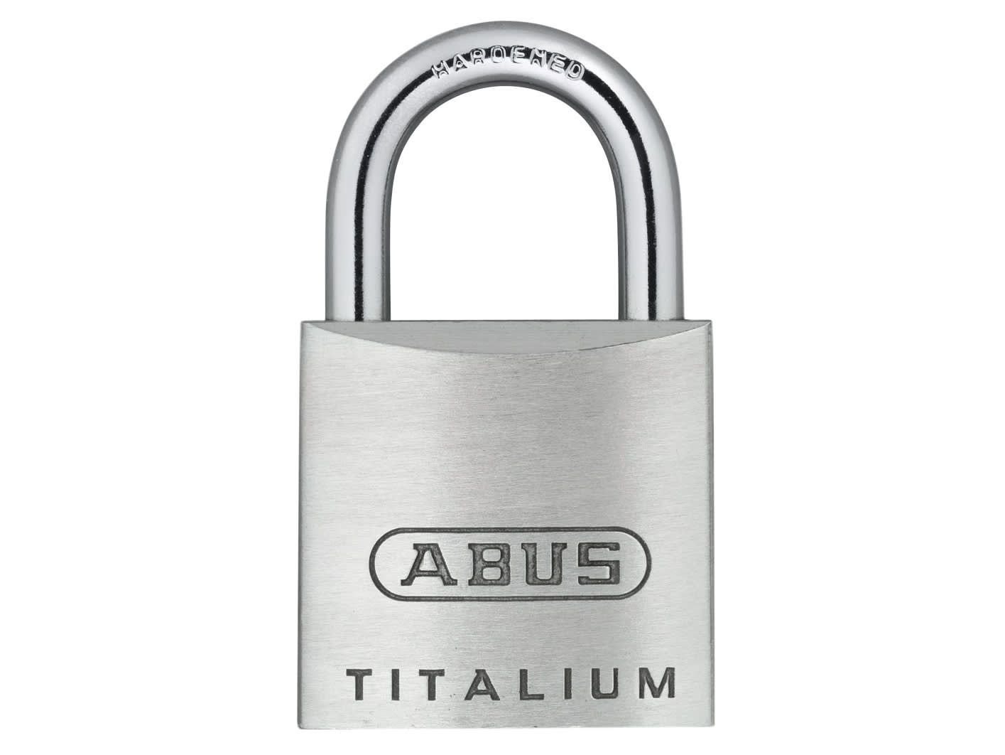 ABUS Mechanical ABU64TI25C 64TI/25mm TITALIUM™ Padlock Carded