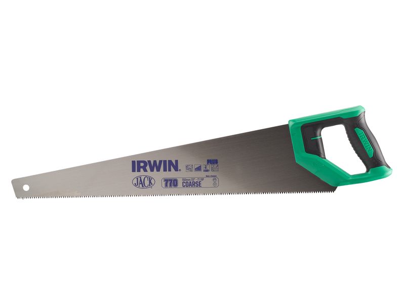 IRWIN Jack JAK770UHP550 770UHP Coarse Hardpoint Handsaw Soft Grip 550mm (22in) 7 TPI