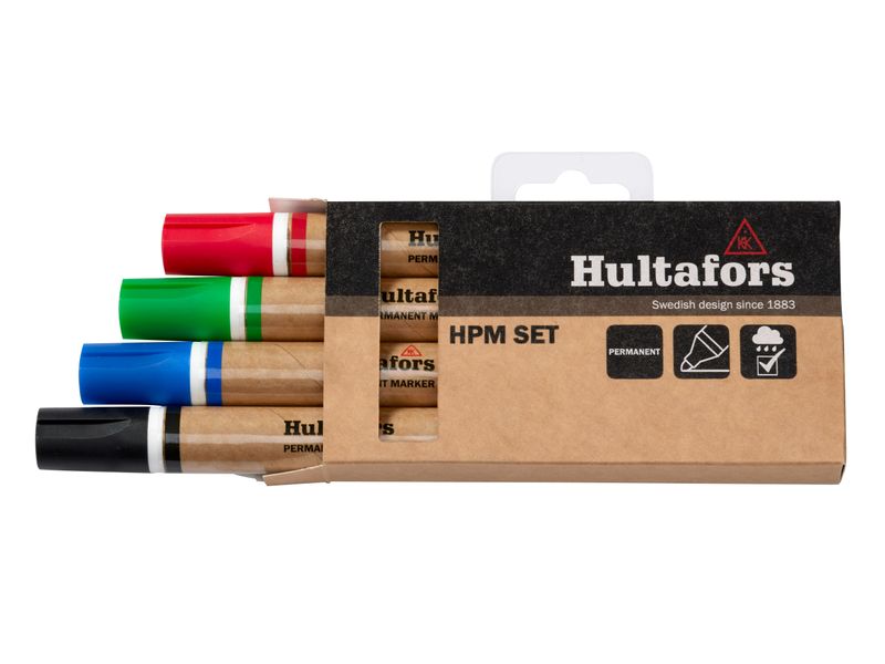 Hultafors HUL650330 4pc HPM Permanent Marker Pen Set