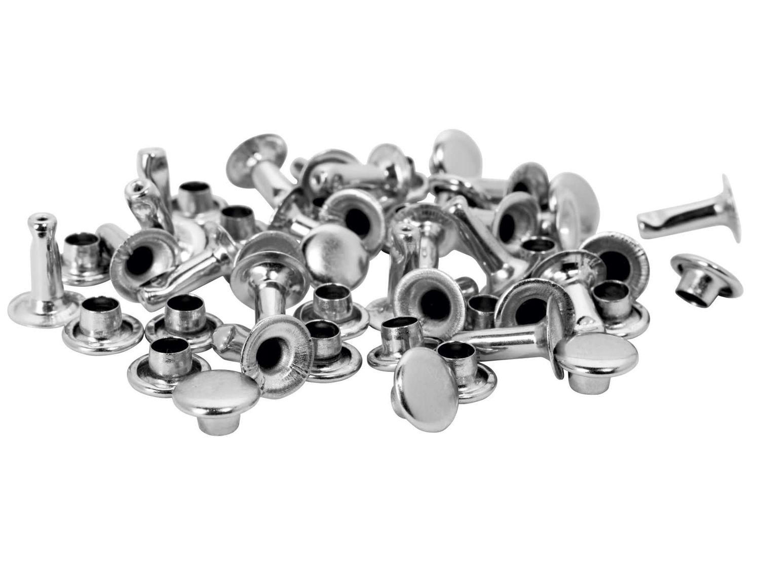 Rapid RPD5000414 Tubular Rivets 7 x 3 x 9mm Cap 3 x 7mm (Pack 25)