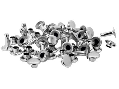 Rapid RPD5000414 Tubular Rivets 7 x 3 x 9mm Cap 3 x 7mm (Pack 25)