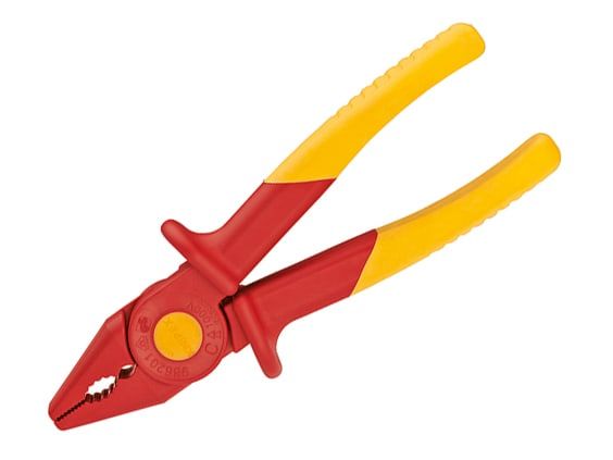 Knipex KPX986201 Flat Nose Plastic Insulated Pliers 180mm