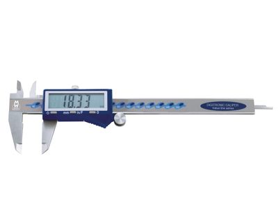 Moore &amp; Wright MAW11015DFC Digital Caliper with Fractions 150mm (6in)