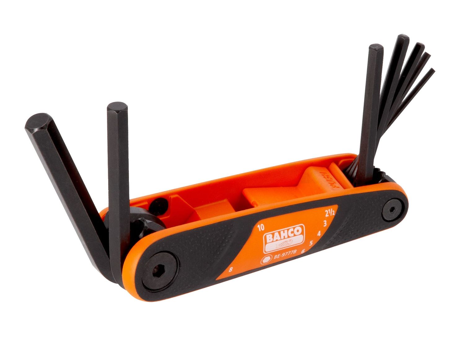 Bahco BAH9777B BE-9777B Hexagon Key Folding Set, 7 Piece