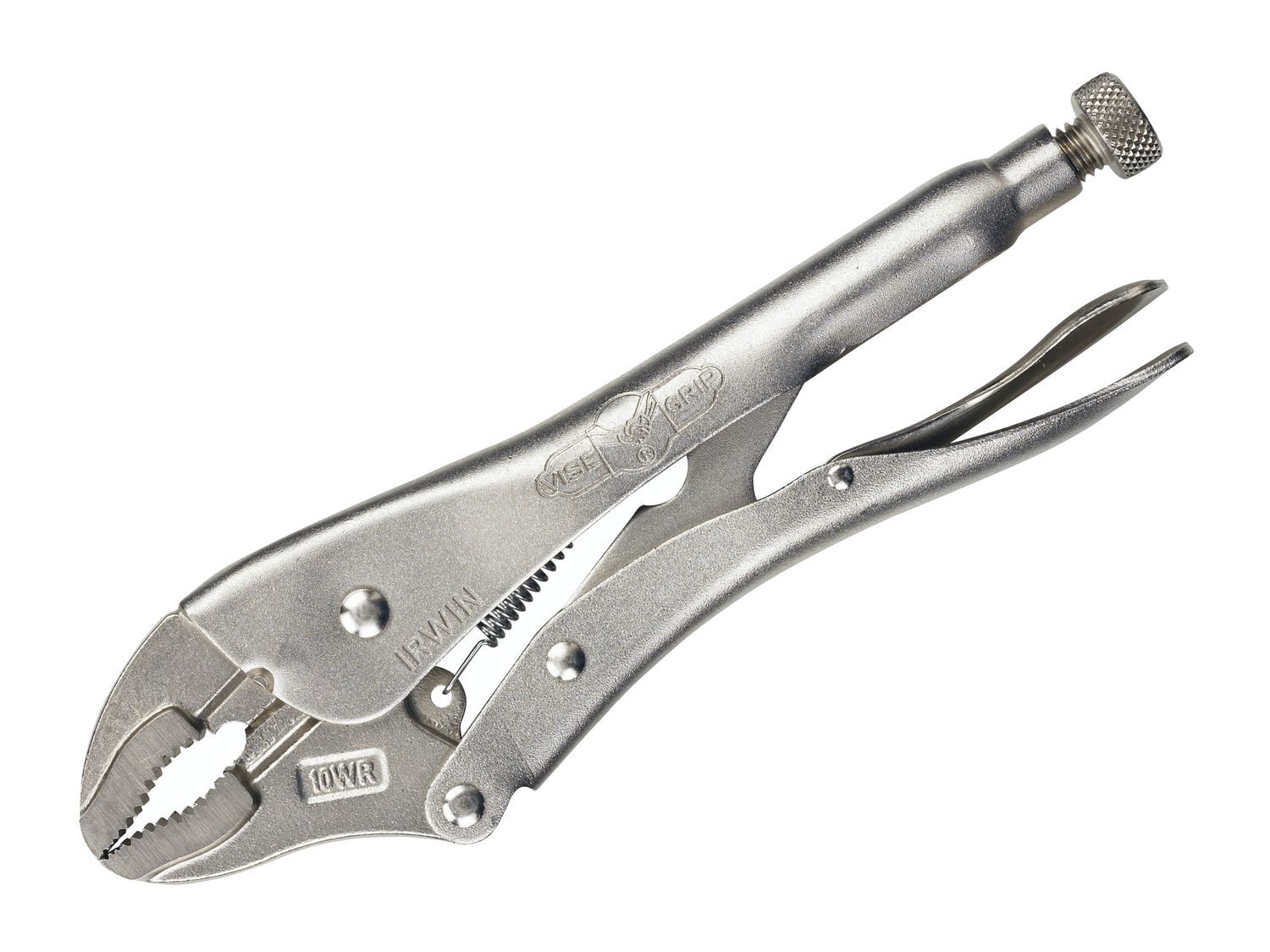 IRWIN Vise-Grip VIS10WRC 10WRC 254mm (10in) Curved Jaw Locking Pliers with Wire Cutter