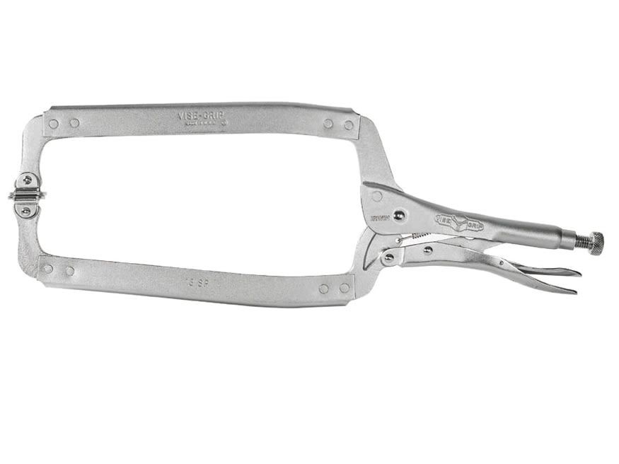 IRWIN Vise-Grip VIS18SP 18SP Locking C-Clamp Swivel Pad 450mm (18in)