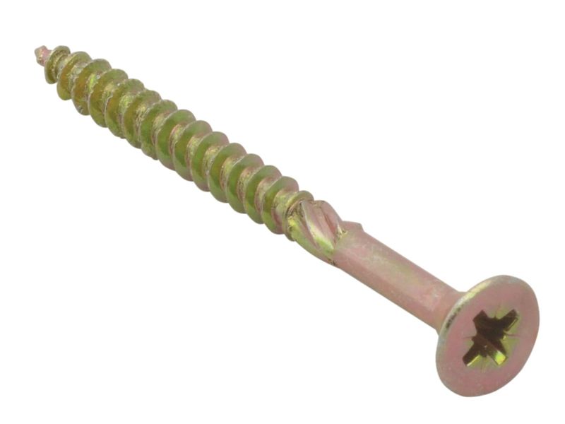 ForgeFix SPE660Y Spectre Advanced Multi-Purpose Wood Screws ZYP 6.0 x 60mm (100)