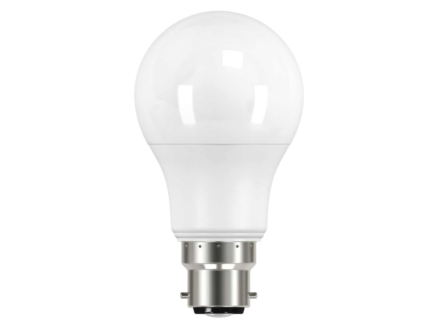 Energizer ENGS8862 LED BC (B22) Opal GLS Non-Dimmable Bulb, Warm White 806 lm 8.2W