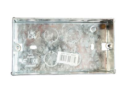 Dencon DCN8852NB Metal Back Box 2-Gang 45mm