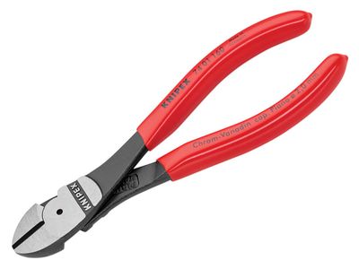 Knipex KPX7401160 High Leverage Diagonal Cutters PVC Grips 160mm