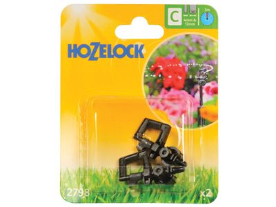 Hozelock HOZ2798 2798 Adjustable 360° Mini Sprinkler (Pack 2)