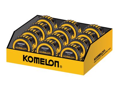 Komelon KOMKG826E Gripper™ Tape 8m/26ft (Width 25mm) Display of 12