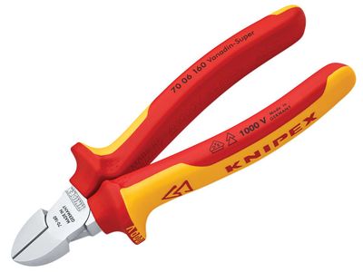 Knipex KPX7006160 VDE Diagonal Cutter 160mm
