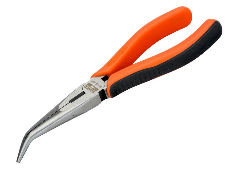 Bahco BAH2477G200 2477G ERGO Bent Snipe Nose Pliers 200mm (8in)