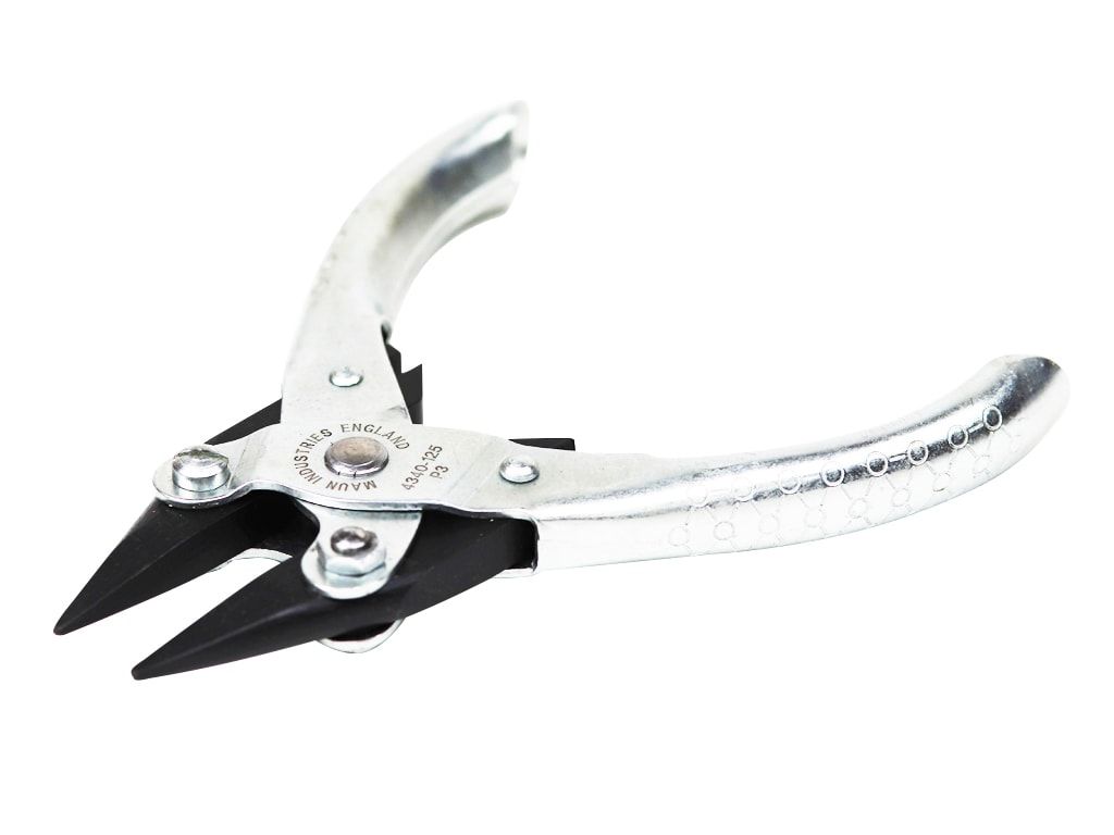 Maun MAU4330125 Snipe Nose Parallel Pliers, Serrated Jaws 125mm
