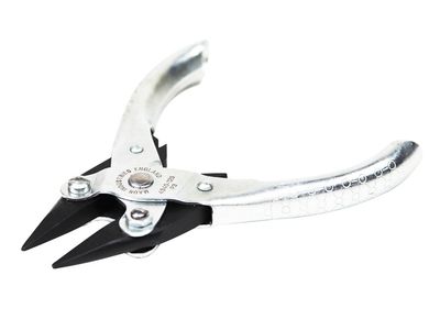 Maun MAU4330125 Snipe Nose Parallel Pliers, Serrated Jaws 125mm