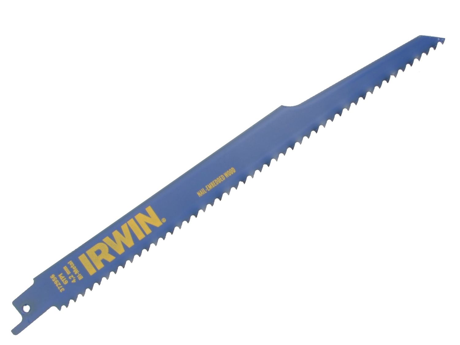 IRWIN IRW10506430 956R Sabre Saw Blade Nail Embedded Wood Cutting 225mm Pack of 2
