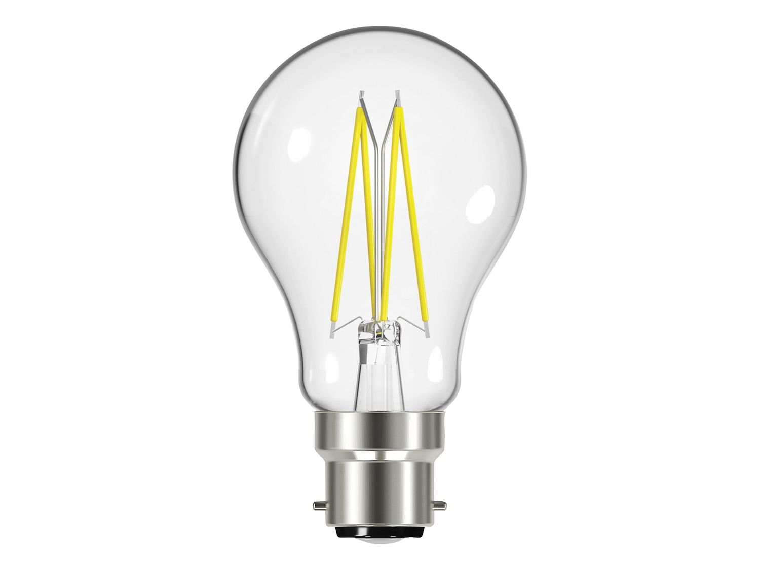 Energizer ENGS12864 LED BC (B22) GLS Filament Non-Dimmable Bulb, Warm White 806 lm 6.7W