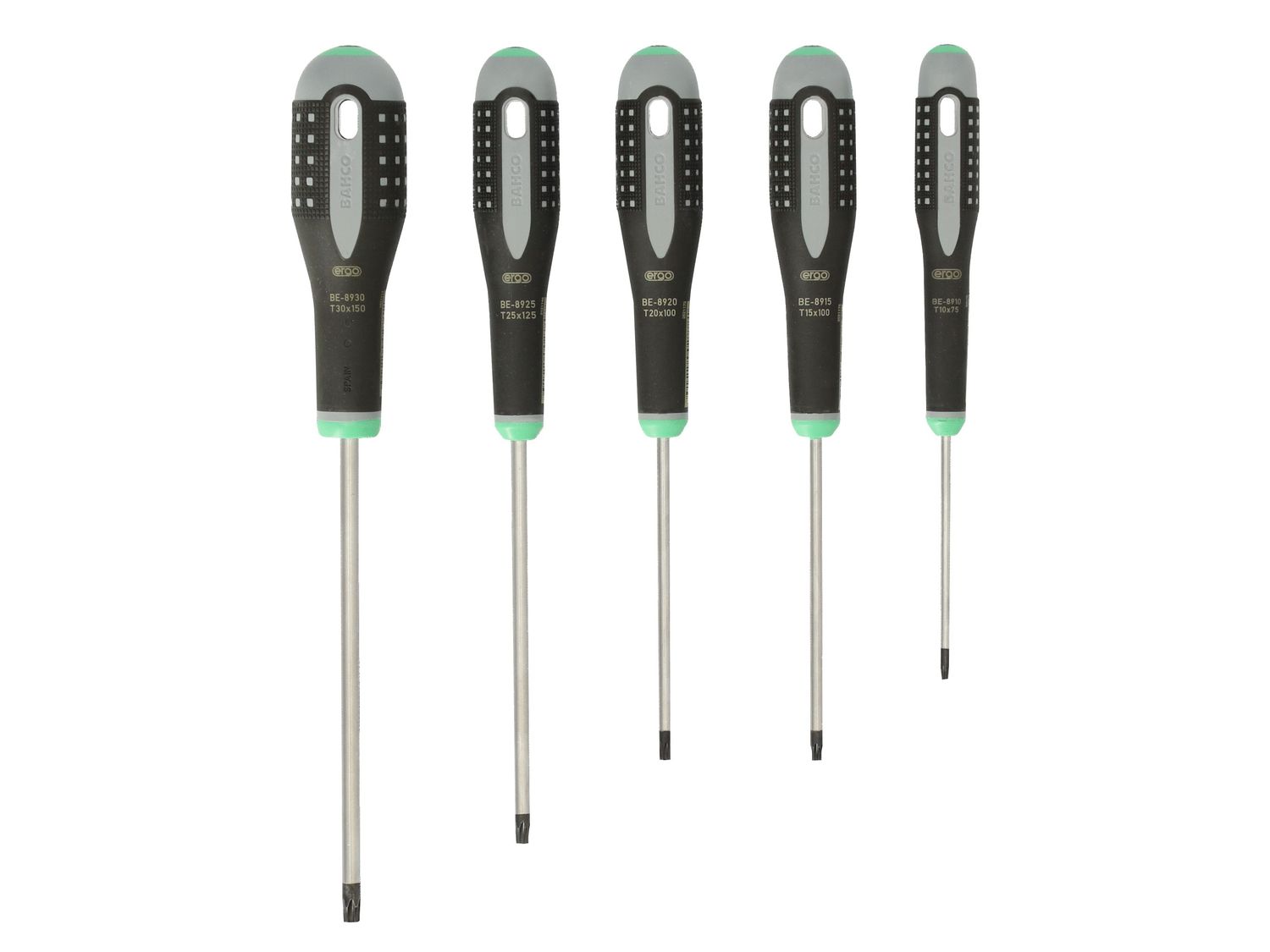 Bahco BAH9885 BE-9885 ERGO™ Screwdriver Set, 5 Piece