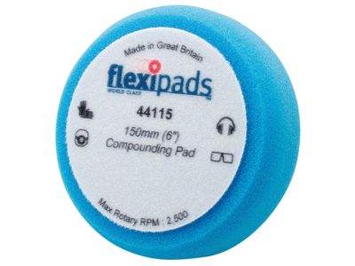 Flexipads World Class FLE44115 Blue Compounding / Polishing Foam 150 x 50mm GRIP