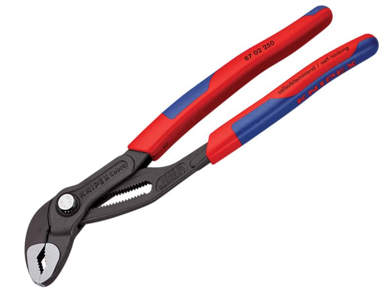 Knipex KPX8702250 Cobra Water Pump Pliers Multi-Component Grip 250mm