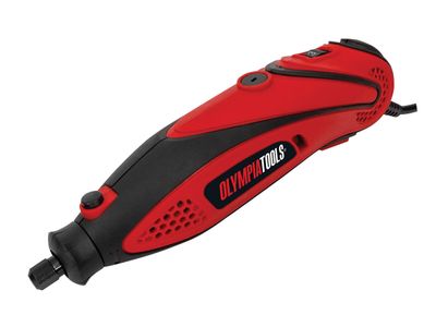 Olympia Power Tools OLPRM135 Mini Rotary Multi-Tool with 40 Piece Accessory Set 135W 240V