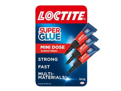 Loctite LOCSGMTN Super Glue Original Mini Tube Trio 3 x 1g