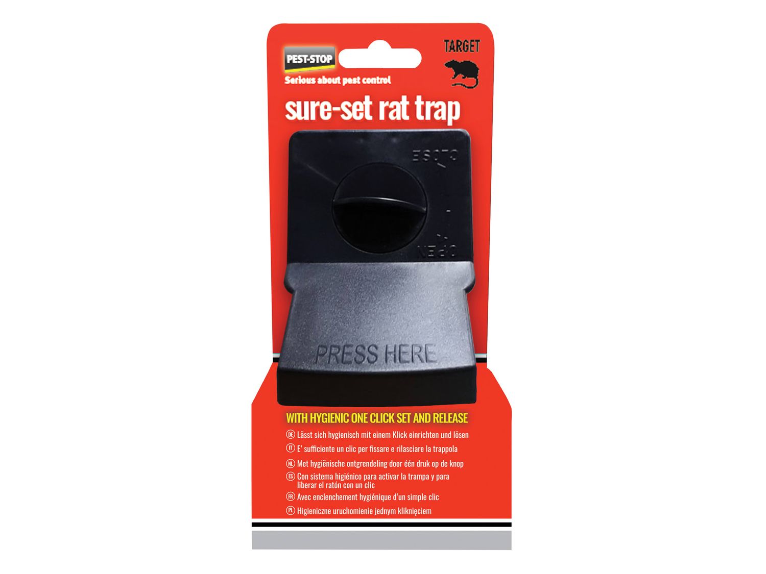 Pest-Stop (Pelsis Group) PRCPSPRT Sure-Set Plastic Rat Trap
