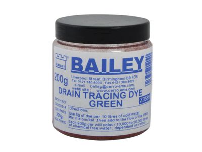 Bailey Products BAI3589 3589 Drain Tracing Dye - Green