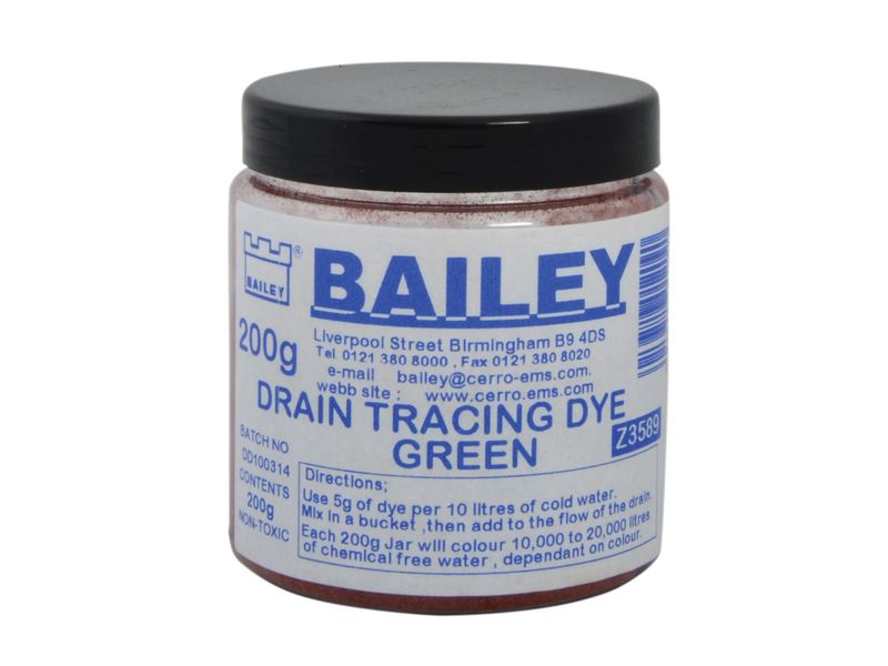 Bailey Products BAI3589 3589 Drain Tracing Dye - Green
