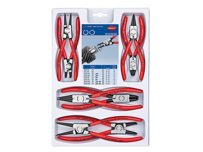 Knipex KPX002004V01 Circlip Plier Set, 8 Piece