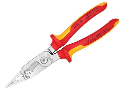 Knipex KPX1386200 VDE Multifunctional Installation Pliers 200mm