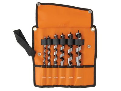 Bahco BAH9526S6 9526 Combination Wood Auger Bit Set, 6 Piece