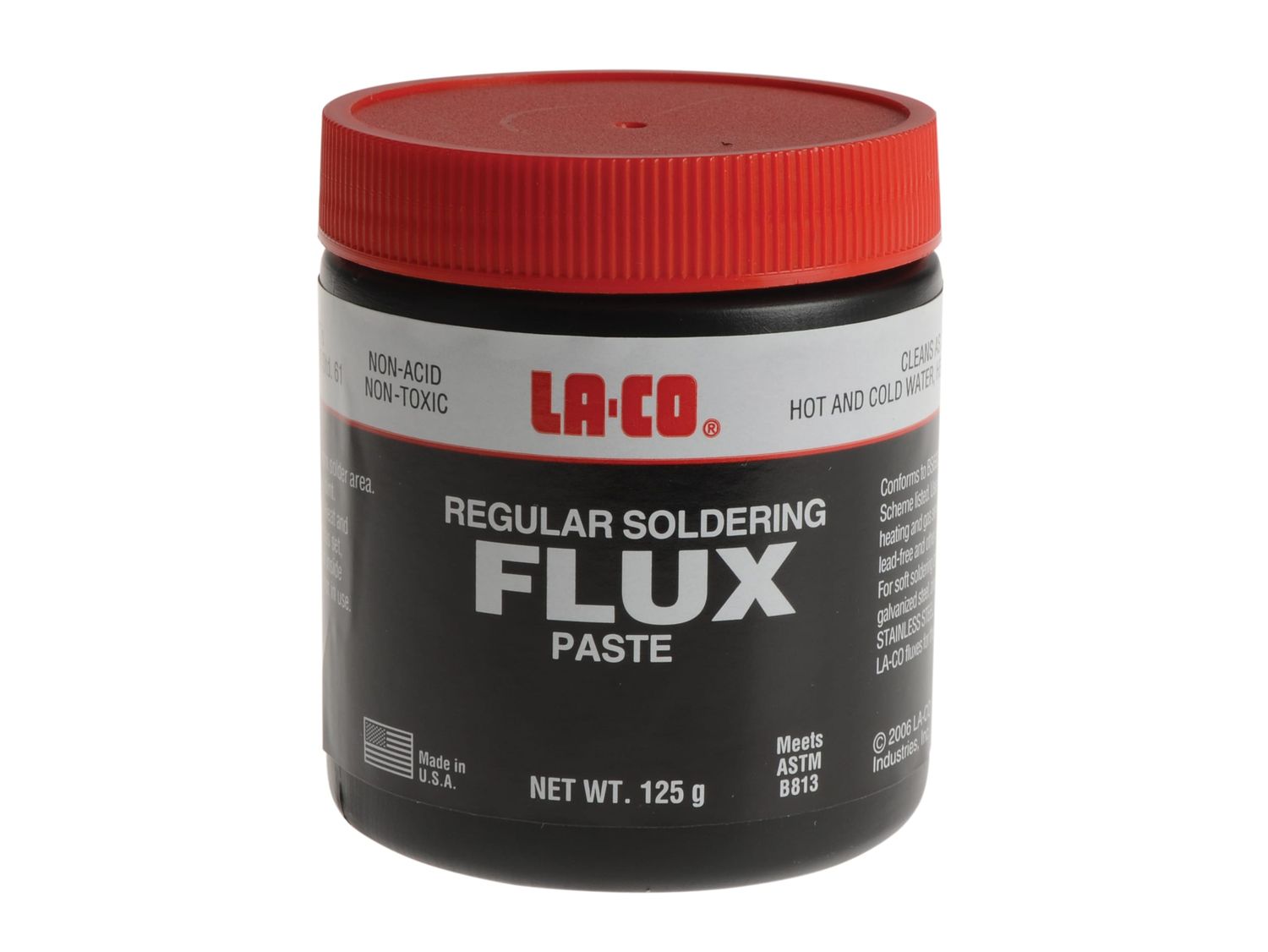 LA-CO LAC1 22108 Regular Soldering Flux 475g