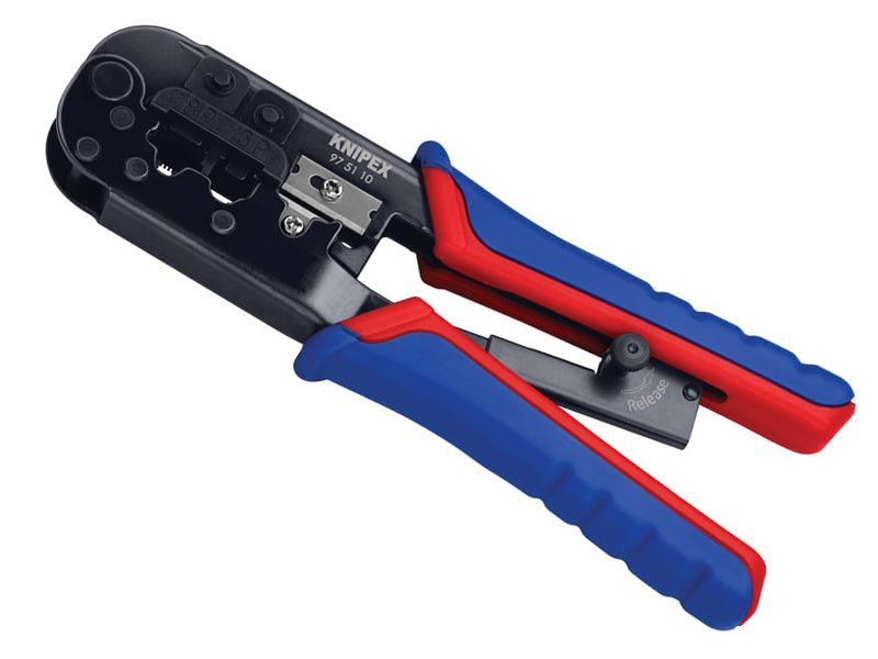 Knipex KPX975110 Crimping Pliers for RJ11/12 RJ45 Western Plugs