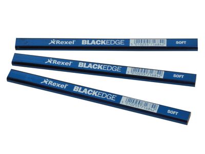 Blackedge BLAB Carpenter&#39;s Pencils - Blue / Soft (Card 12)